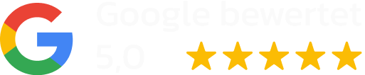 Google Bewertung 5,0 von 5 Sternen